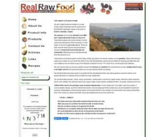 Realrawfood.com(Real Raw Food) Screenshot