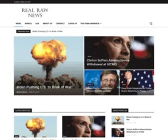 Realrawnews.com(Real Raw News) Screenshot