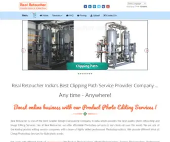 Realretoucher.com(India's Best Clipping Path Service Provider Company) Screenshot