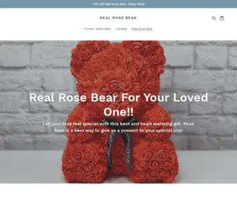 Realrosebear.com(Rose Bear) Screenshot