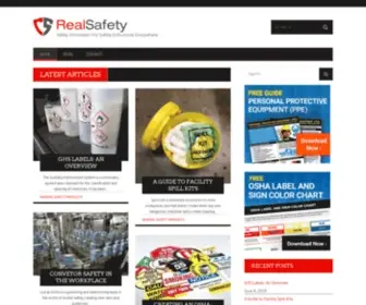 Realsafety.org(Safety Information For Safety Enthusiasts Everywhere) Screenshot