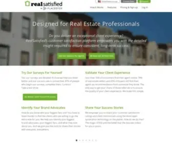 Realsatisfied.com(RealSatisfied is for Real Estate Brokers) Screenshot