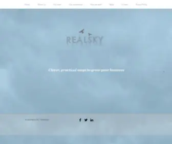 Realsky.co.uk(Home) Screenshot