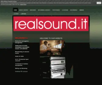 Realsound.it(OUR WEBSITE) Screenshot