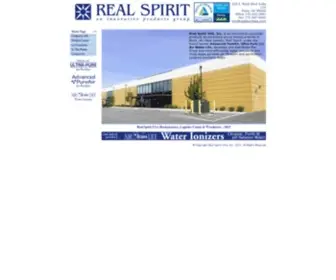 Realspiritusa.com(Real Spirit USA) Screenshot