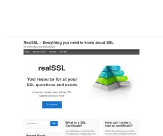 Realssl.com(Everything you need to know about SSL) Screenshot