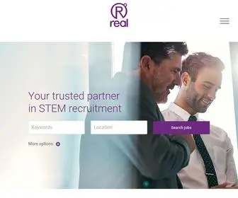 Realstaffing.com(Real Life Sciences) Screenshot