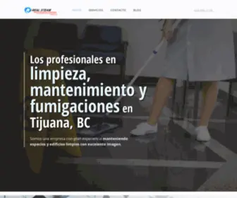 Realsteam.com.mx(Limpieza y mantenimiento de residencias y negocios en Tijuana) Screenshot