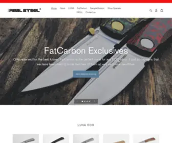 Realsteelshop.com(Experience excellence with Realsteel's EDC knives) Screenshot