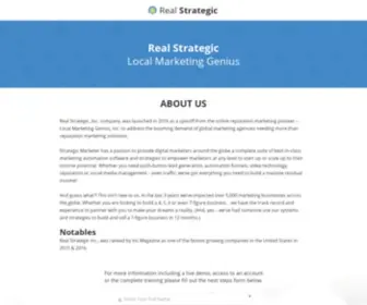 Realstrategic.com(Real Strategic) Screenshot