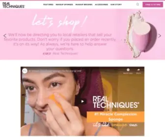 Realtechniques.com(Makeup Brushes & Makeup Sponges) Screenshot