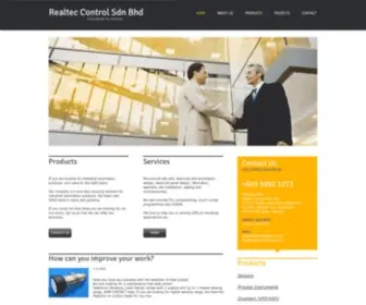 Realtecmalaysia.com(Realtec Control Sdn Bhd) Screenshot