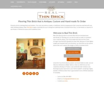 Realthinbrick.com(Flooring Brick Tiles For An Authentic Brick Floor) Screenshot