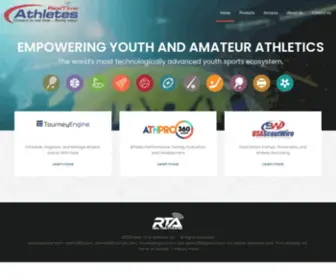 Realtimeathletes.com(Sports, Athletes, Teams, College Coaches) Screenshot