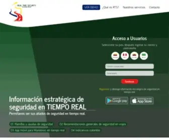 Realtimecolombia.com(Real Time Security 2019) Screenshot