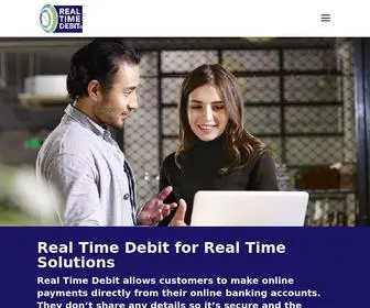 Realtimedebit.com(Real Time Debit) Screenshot