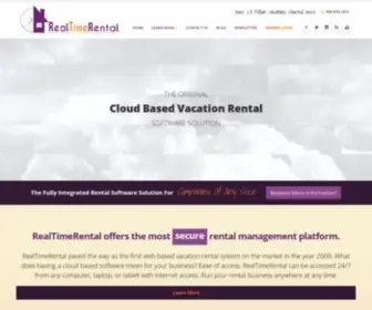 Realtimerental.com(Vacation Rental Software Reservation Software) Screenshot