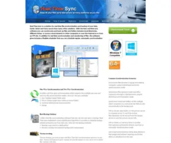 Realtimesync.com(Real Time file and folder sync software) Screenshot