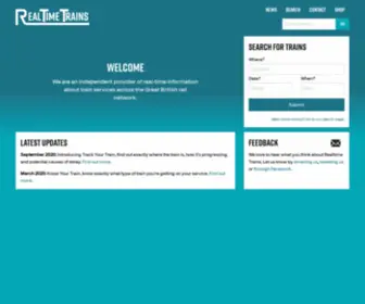 Realtimetrains.com(Realtime Trains) Screenshot