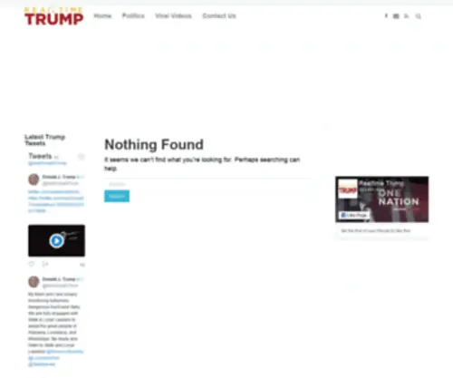 Realtimetrump.com(Realtime Trump) Screenshot