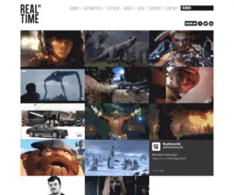 Realtimeuk.com(CGI Animation & Visual Effects Specialists) Screenshot