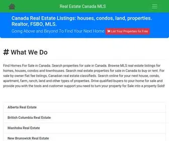 Realtorcamls.com(Realtor Canada MLS) Screenshot