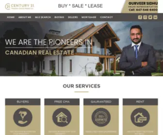 Realtorgurveer.com(Gurveer Sidhu) Screenshot