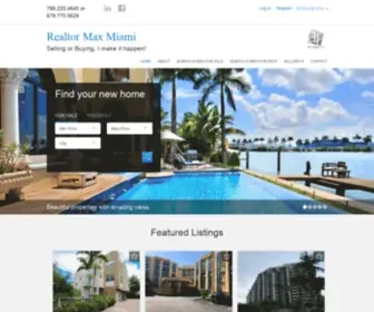 Realtormaxmiami.com(Real Estate Miami FL) Screenshot