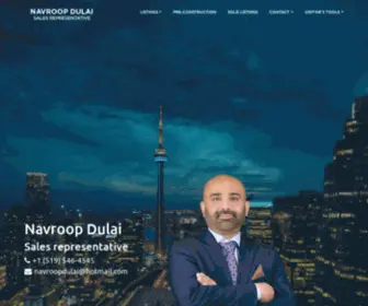 Realtornavroop.com(Best Real Estate Agent in Brampton) Screenshot