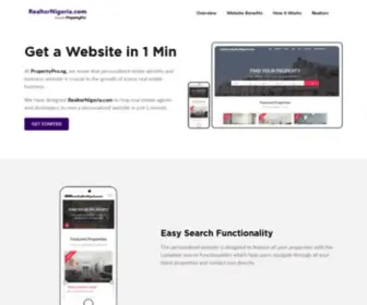Realtornigeria.com(Realtor Nigeria) Screenshot