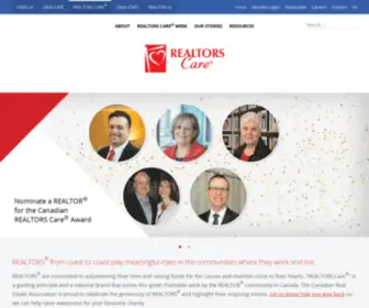 Realtorscare.ca(CREA REALTORS Care®) Screenshot