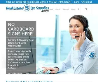 Realtorsignsandsupplies.com(Signs and Supplies) Screenshot