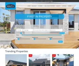 Realty-1.co.za(Realty 1) Screenshot