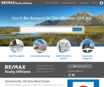 Realty-Affiliates.com(Carson Valley Real Estate) Screenshot