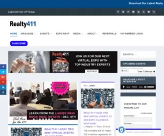 Realty411.com(Realty411 Magazine) Screenshot