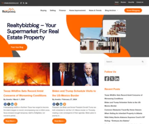 Realtybizblog.com(Find Good Investment Property) Screenshot