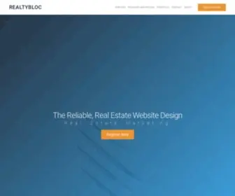 Realtybloc.com(Real Estate Website Design) Screenshot