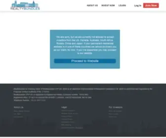 Realtybundles.com(Property Crowdfunding Platform) Screenshot