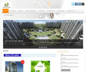 Realtychapter.com(Real Estate Agents in Chandigarh) Screenshot