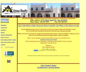 Realtyinajo.com(Arizona Realty in Ajo) Screenshot