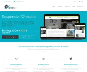 Realtyit.com(Websites for Apartment Complexes) Screenshot