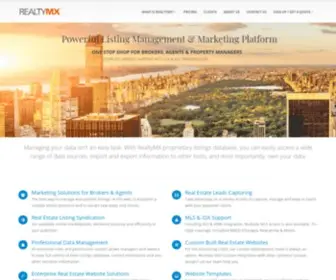 Realtymx.com(Real Estate Marketing & Management Platform) Screenshot