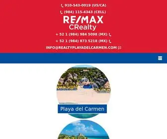 Realtyplayadelcarmen.com(Riviera Maya Real Estate) Screenshot