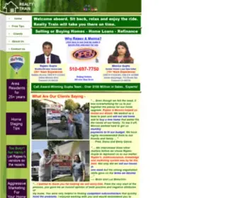 Realtytrain.com(Selling or Buying Homes) Screenshot