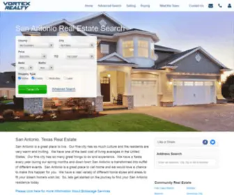 Realtyvortex.com(San Antonio Real Estate Search) Screenshot