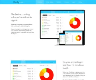 Realtyzam.com(Realtyzam Accounting Software for Real Estate Agents) Screenshot