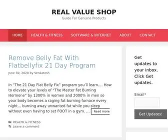 Realvalueshop.com(REAL VALUE SHOP) Screenshot