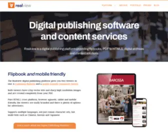 Realviewdigital.com(Digital Publishing software) Screenshot