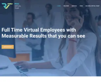 Realvirtualteam.com(Full Time Virtual Employees) Screenshot