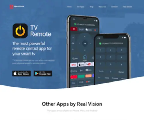 Realvision.app(Mobile Apps Development and Marketing) Screenshot